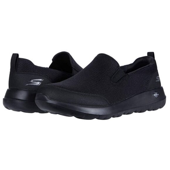 SKECHERS Men\'s Breathable Walking GOwalk Max Slip On, Black, Size 10 Medium main image 4